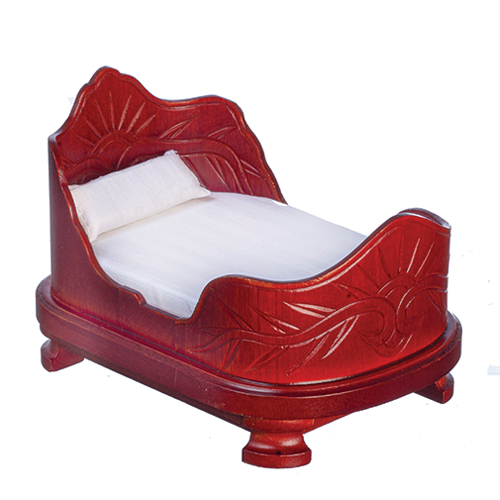 Belter Bed, Mahogany